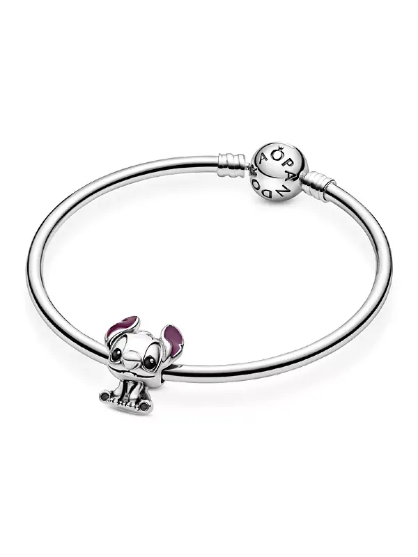 Серебряный брелок Дисней Лило и Стич Pandora — изображение 4 из 4, оттенок мульти