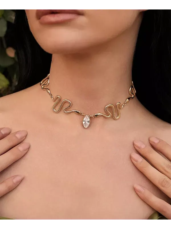 Ожерелье-Чокер Serpentina Ettika — изображение 3 из 4, оттенок золото