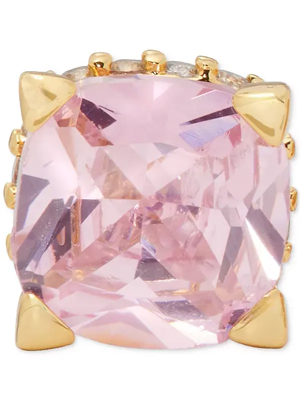Квадратные серьги-гвоздики с цветными кубическими цирконами Kate Spade New York — изображение 2 из 4
