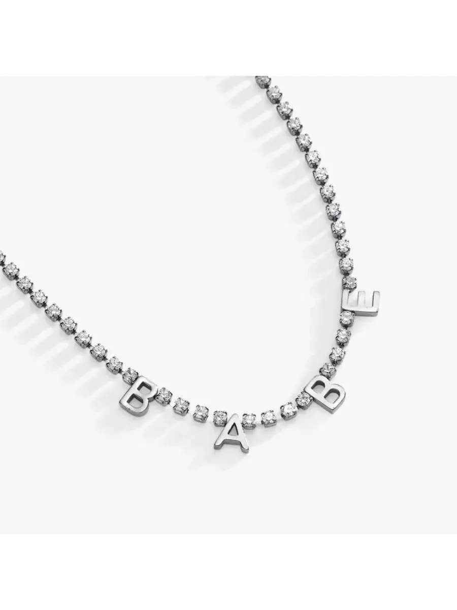 Теннисная цепочка Babe Alex And Ani — изображение 2 из 3, оттенок серебряный