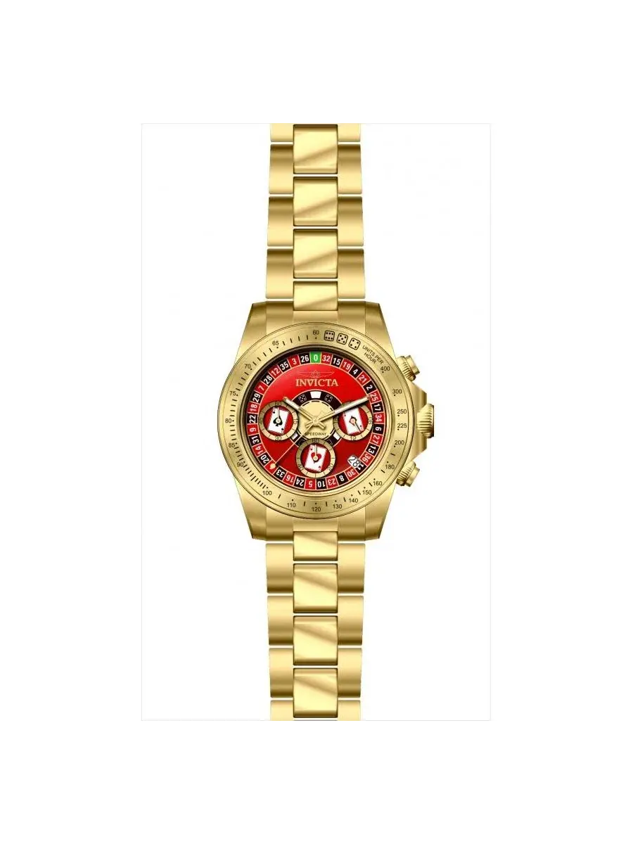 Мужские кварцевые часы Speedway VD53 50496 с циферблатом Invicta — изображение 3 из 3, оттенок золото