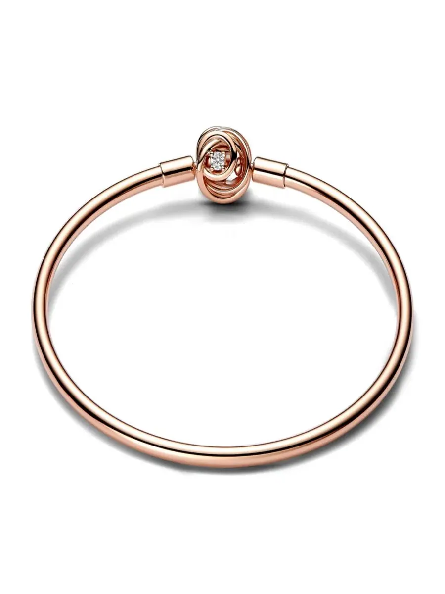 Браслет с застежкой Moments Encircled Clasp Pandora — изображение 2 из 2, оттенок розовый золотистый