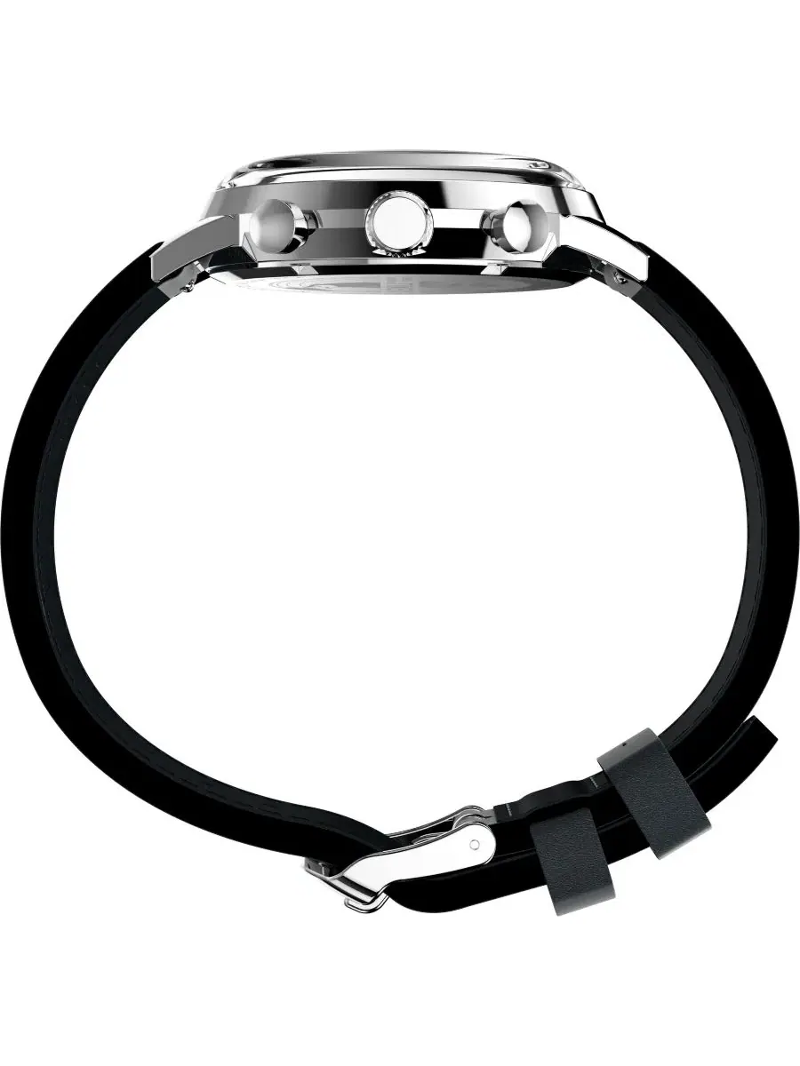 Мужские кварцевые часы с хронографом, 40 мм Timex — изображение 2 из 6, оттенок черный