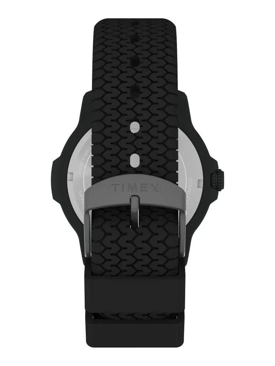 Мужские часы Timex Expedition Timber с черным циферблатом и силиконовым ремешком, 42 мм — изображение 3 из 5, оттенок черный