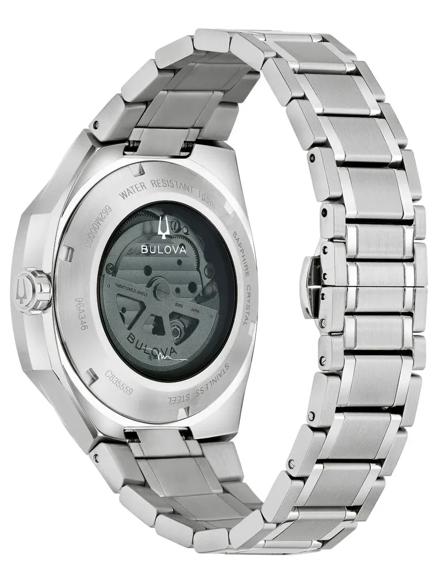 Мужские автоматические часы Marc Anthony Silver-Tone Stainless Steel Bracelet Watch 40.5mm Bulova — изображение 3 из 3