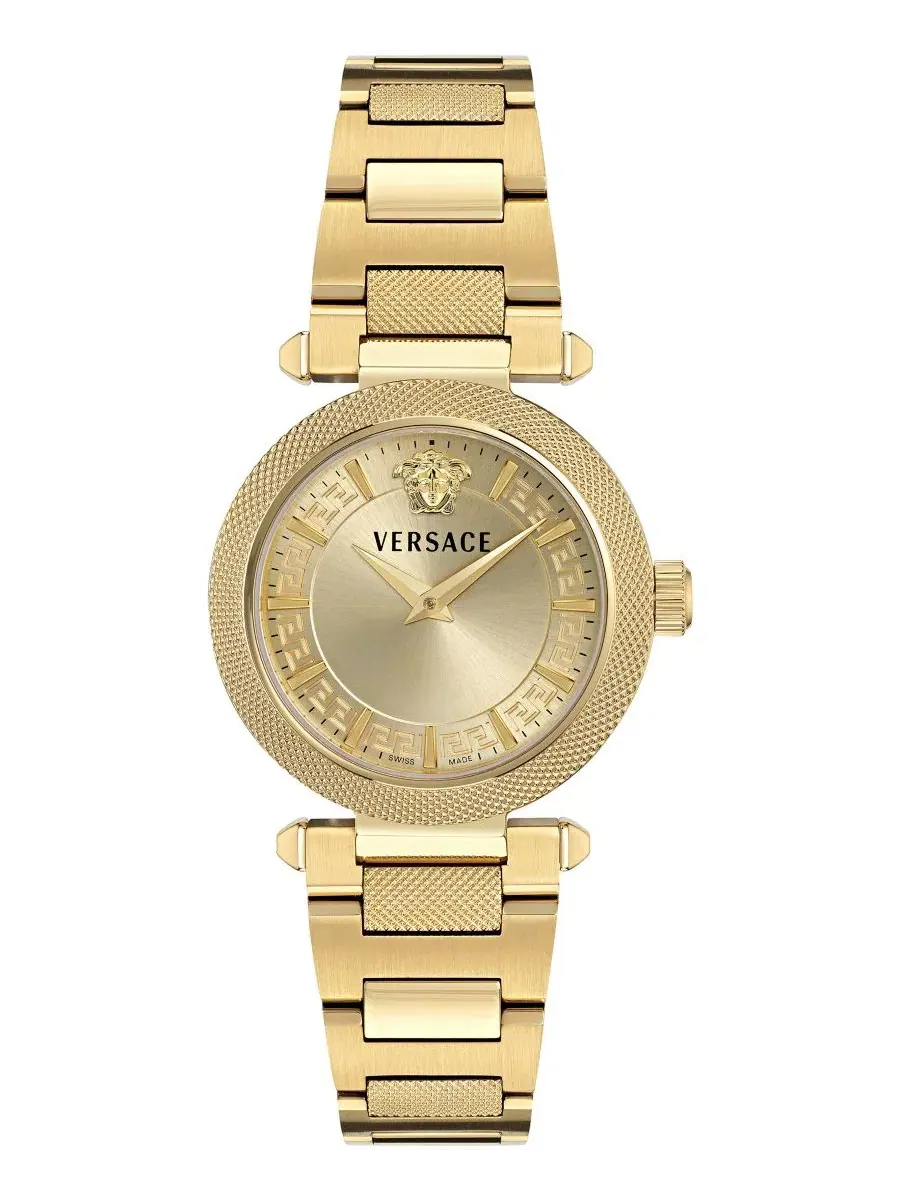 Женские часы V-Musa с браслетом из стали двух цветов, 35 мм Versace — изображение 1 из 3, оттенок золото