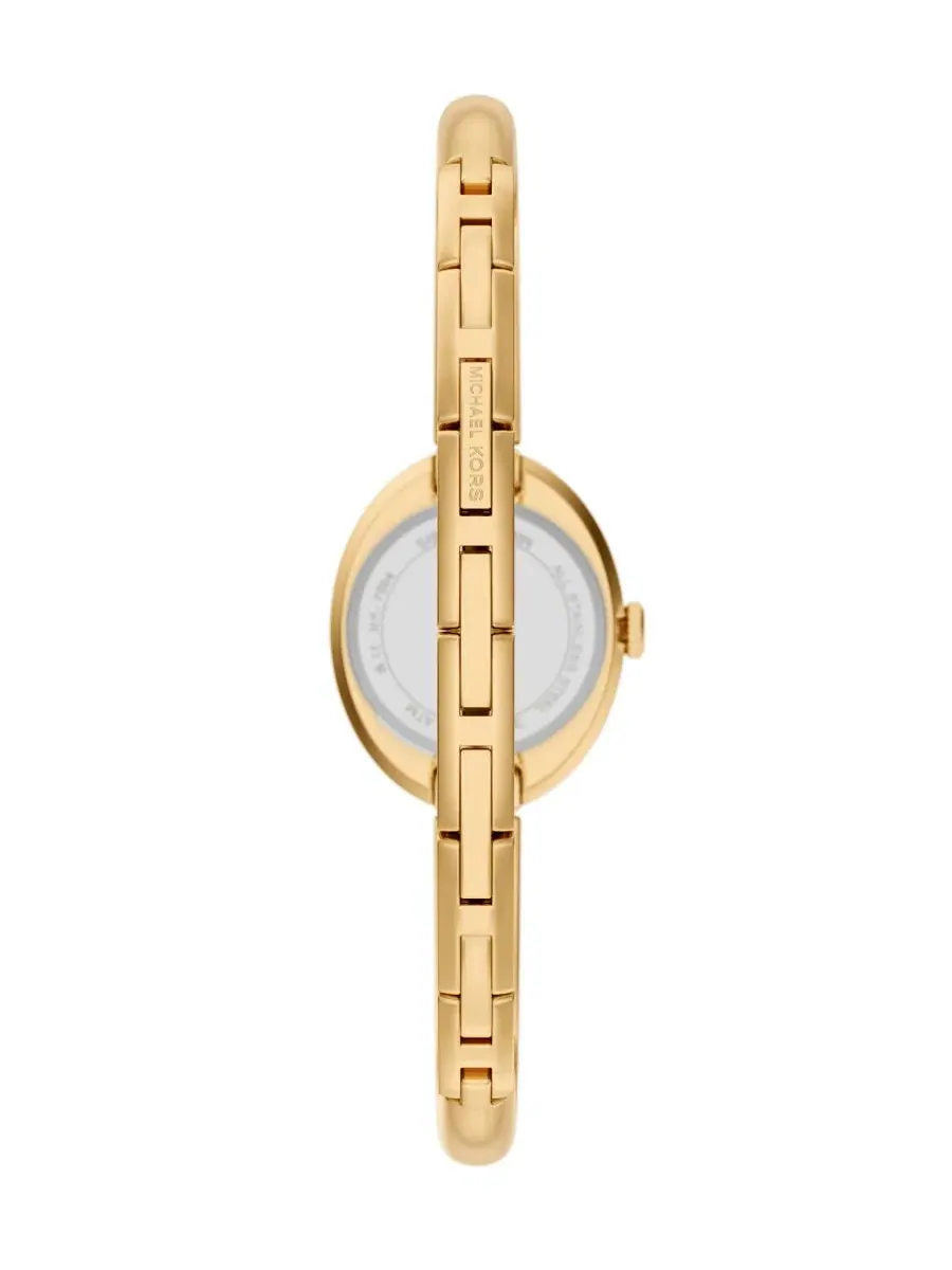 Женские часы Maude Three-Hand с позолоченным корпусом, 21 мм Michael Kors — изображение 2 из 9, оттенок золотистый