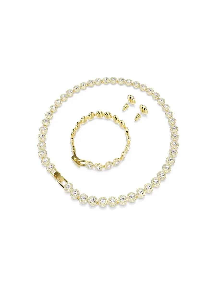 Комплект украшений с кристаллами Una Angelic Swarovski — изображение 9 из 11, оттенок золото