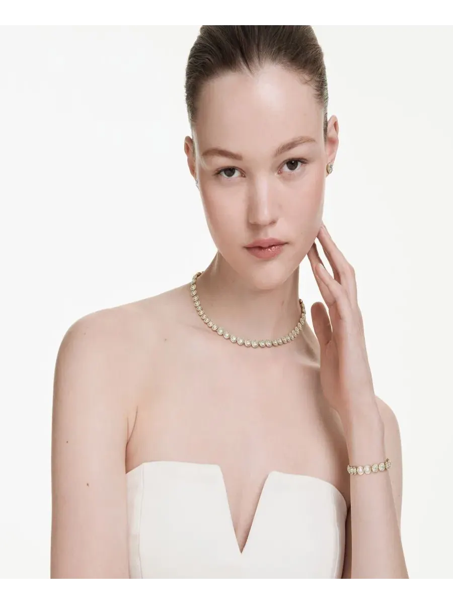 Комплект украшений с кристаллами Una Angelic Swarovski — изображение 10 из 11, оттенок золото