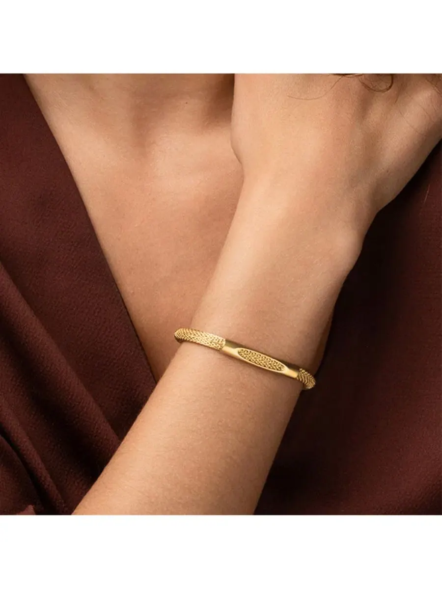 Браслет Mila Magnetic Bar с магнитной застежкой Bearfruit Jewelry — изображение 3 из 3, оттенок золото