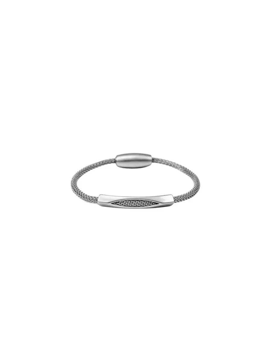 Браслет Mila с магнитной застежкой Bearfruit Jewelry — серый