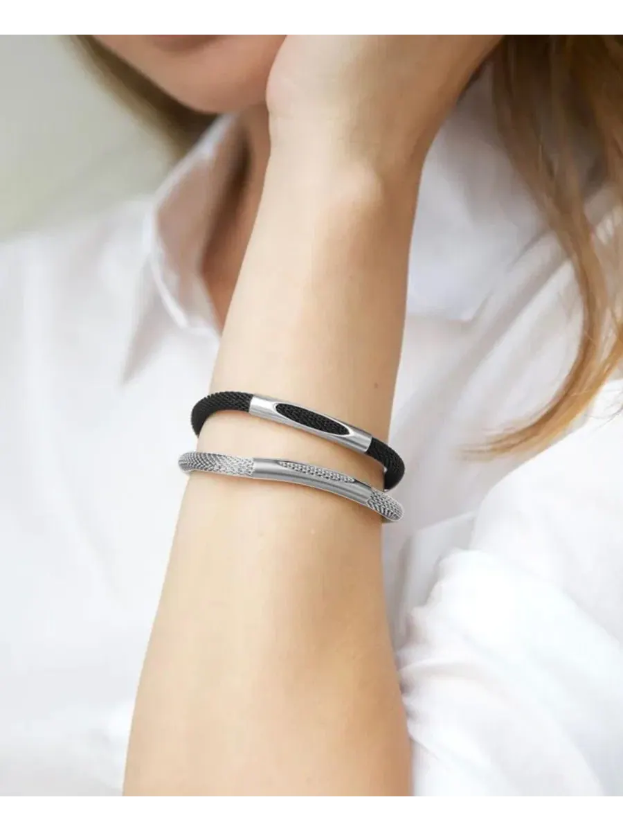 Браслет Mila с магнитной застежкой Bearfruit Jewelry — изображение 2 из 3, оттенок серый