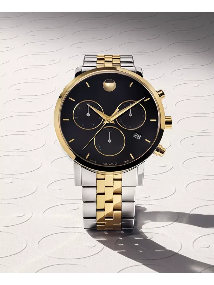 Мужские часы Museum Classic Swiss Quartz Chrono с хронографом, корпус из нержавеющей стали с — изображение 4 из 8
