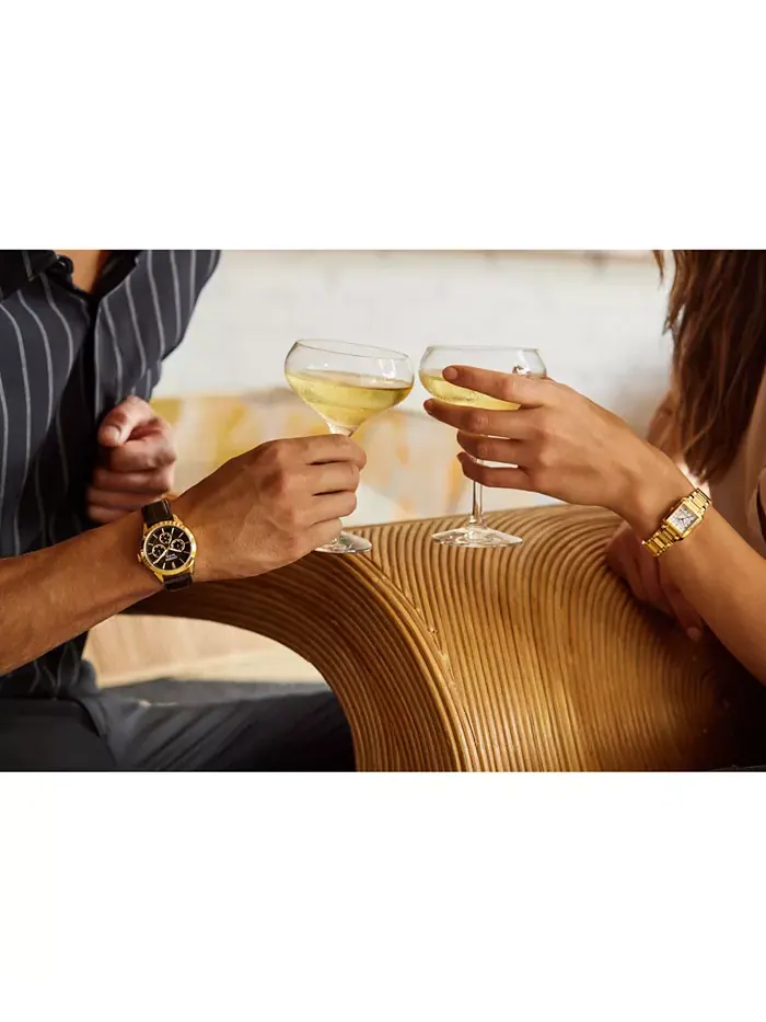 Женские часы Eco-Drive Bianca с браслетом из нержавеющей стали золотого тона, 28 мм Citizen — изображение 7 из 8