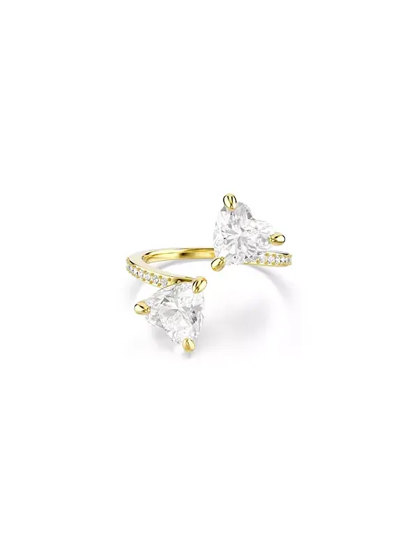 Открытое кольцо Mesmera attract с золотым покрытием Swarovski — изображение 1 из 4, оттенок золото