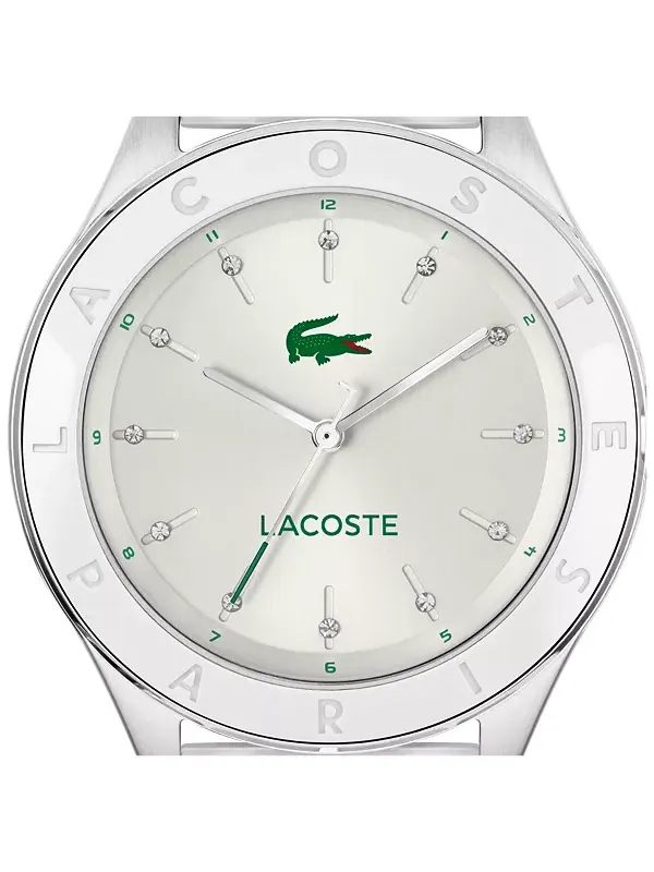 Женские часы Billie White с силиконовым ремешком, 36 мм Lacoste — изображение 2 из 4, оттенок белый