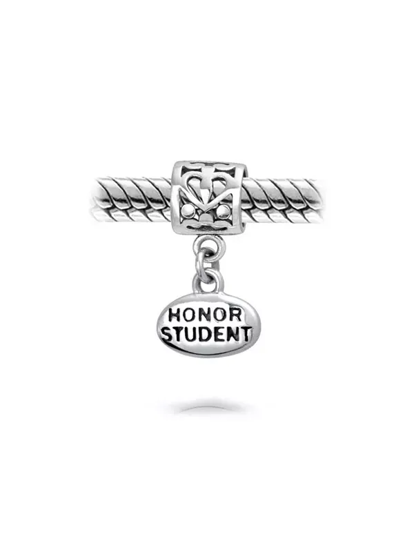 Европейский браслет с подвеской-подвеской Graduate из стерлингового серебра Bling Jewelry — изображение 3 из 4