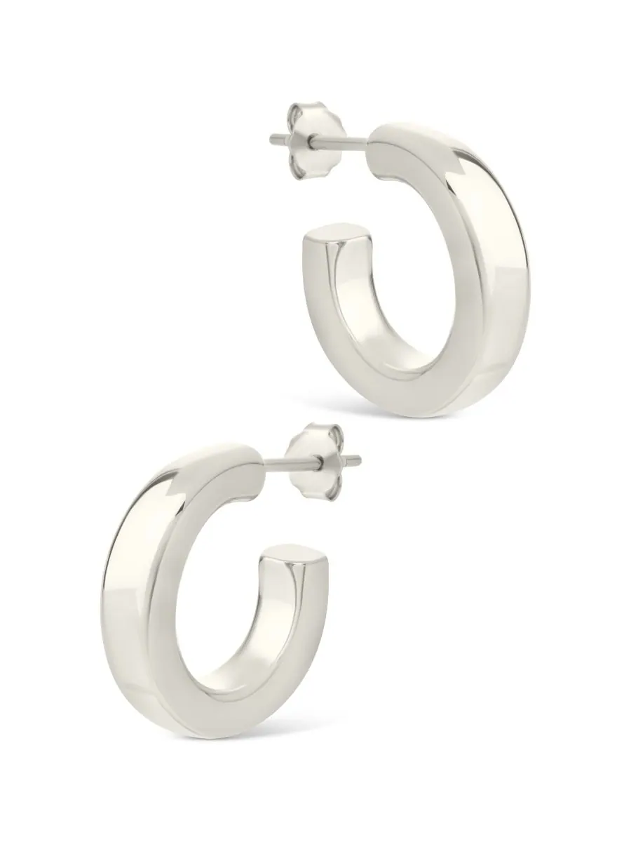 Серьги-гвоздики Мариса из полированного серебра 925 пробы Sterling Forever — изображение 3 из 5, оттенок серебряный
