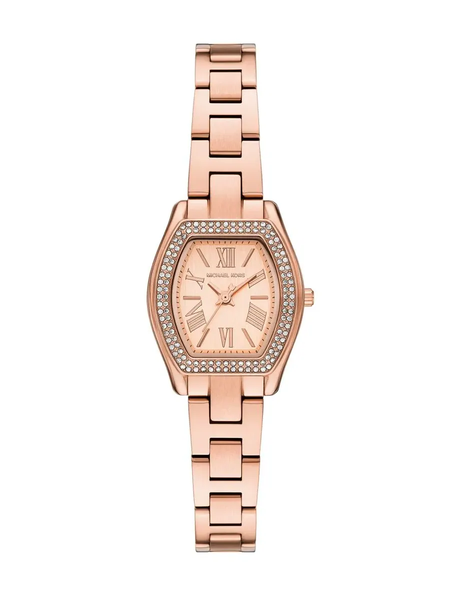 Женские часы Michael Kors Chelsea с браслетом из стали, 25 мм — изображение 1 из 4, оттенок розовый золотистый