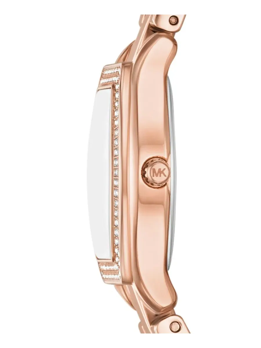 Женские часы Michael Kors Chelsea с браслетом из стали, 25 мм — изображение 3 из 4, оттенок розовый золотистый