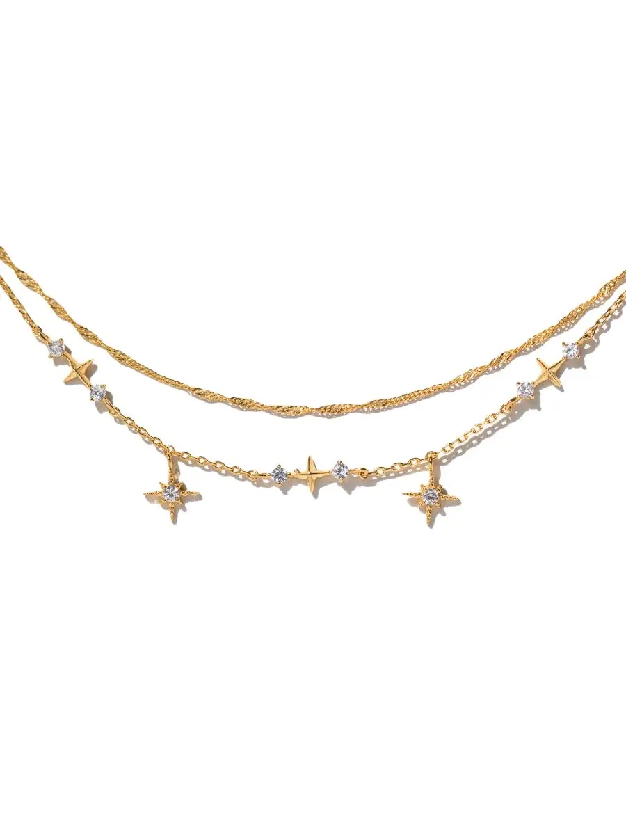 Браслет на щиколотку Wandering Stars Anklet Girls Crew — изображение 1 из 4, оттенок золото