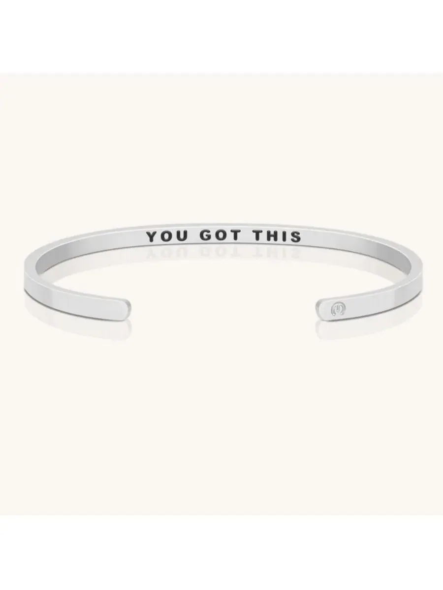 Браслеты You Got This Mantra — изображение 1 из 4, оттенок серебристый