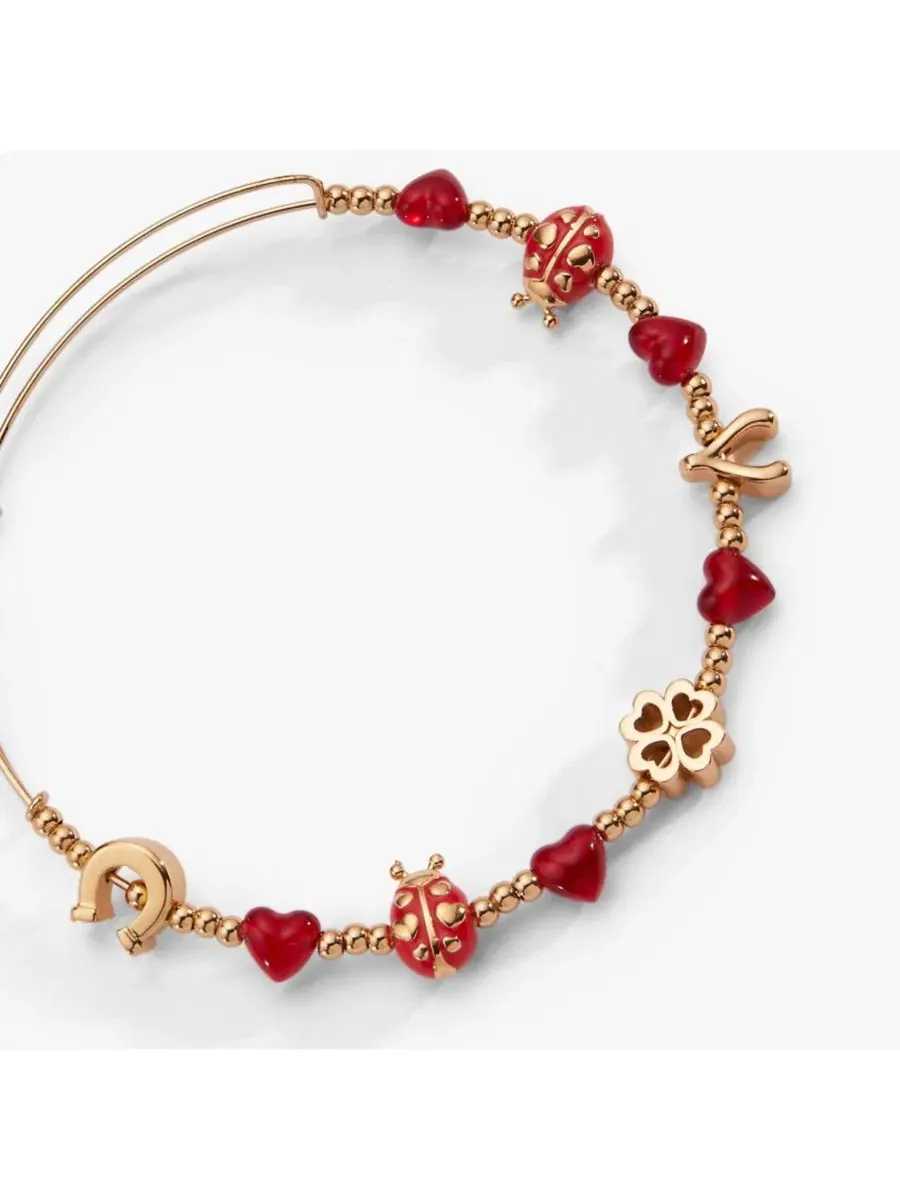 Браслет-обруч Lucky Ladybug Alex and Ani — изображение 4 из 4, оттенок нет цвета