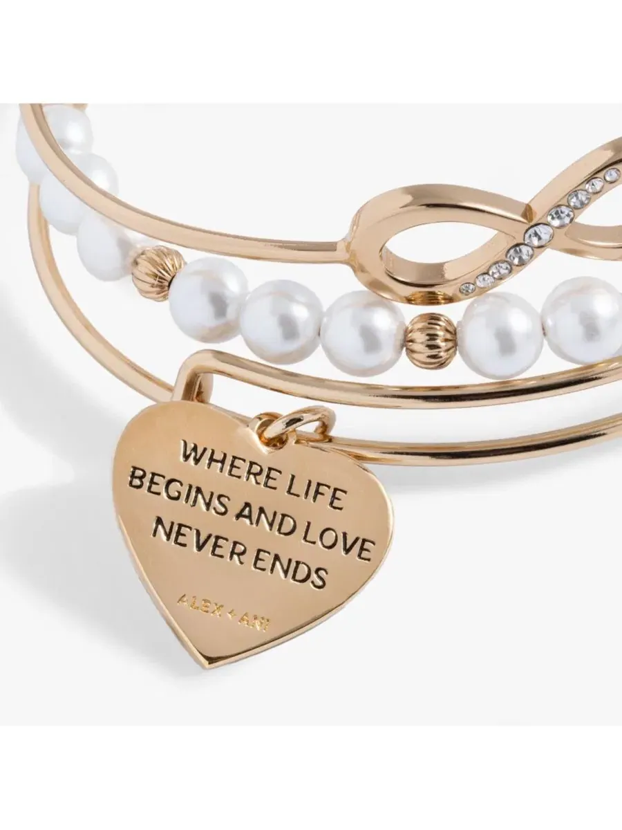 Семейный набор браслетов из 3 штук Alex And Ani — изображение 3 из 3, оттенок нет цвета