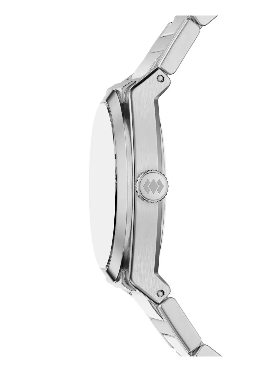 Женские часы Everett Three-Hand из нержавеющей стали, 27 мм Fossil — изображение 3 из 5, оттенок серебряный