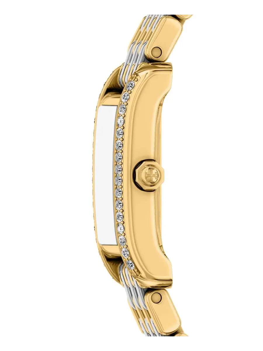 Женские часы The Eleanor Small Quartz Two-Hand Two-Tone Stainless-Steel Tory Burch — изображение 2 из 7, оттенок мульти