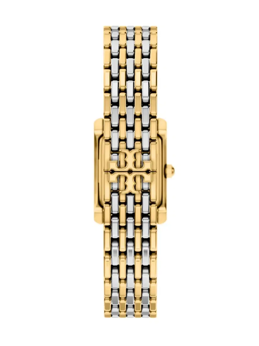 Женские часы The Eleanor Small Quartz Two-Hand Two-Tone Stainless-Steel Tory Burch — изображение 3 из 7, оттенок мульти