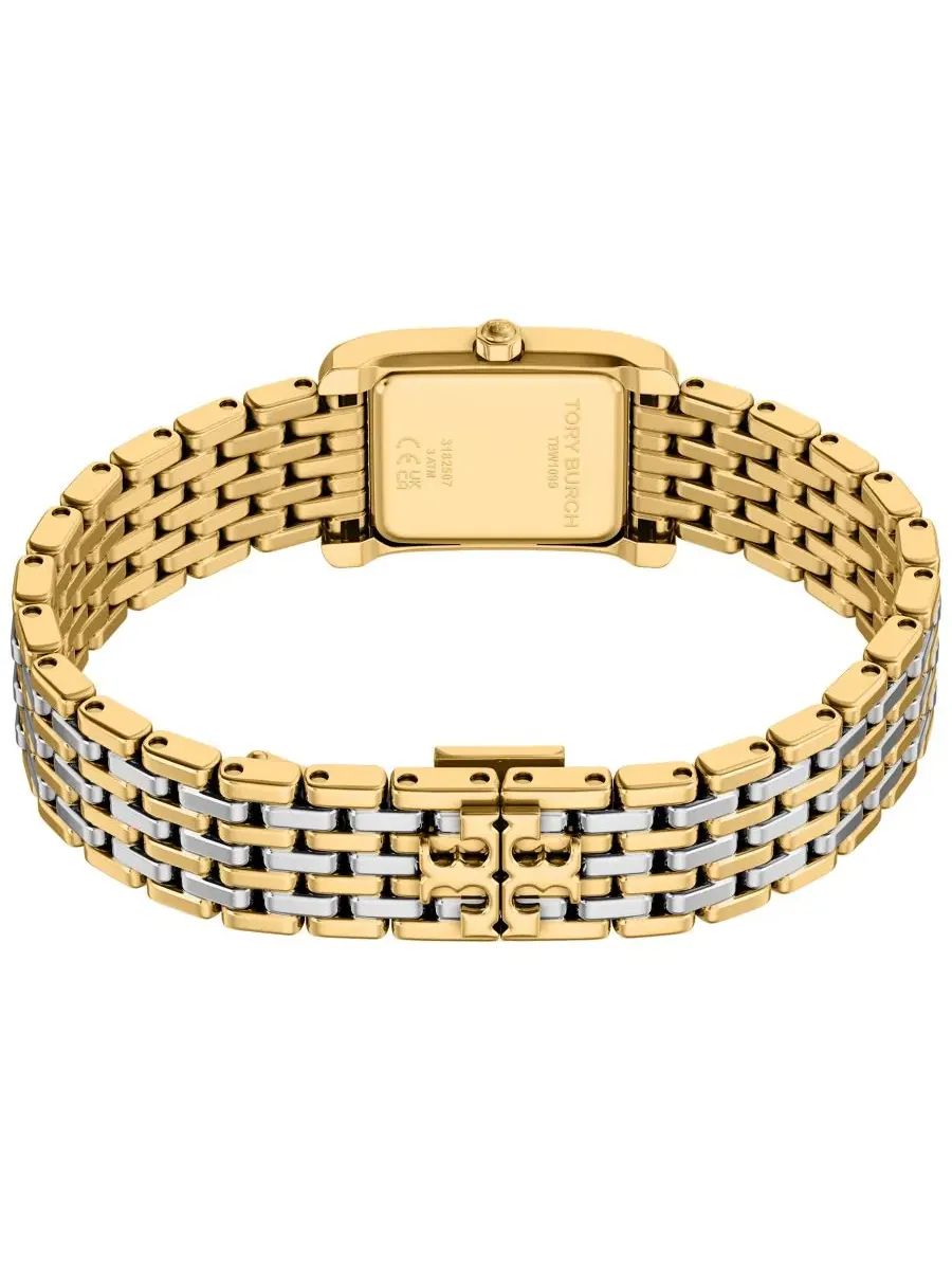 Женские часы The Eleanor Small Quartz Two-Hand Two-Tone Stainless-Steel Tory Burch — изображение 4 из 7, оттенок мульти