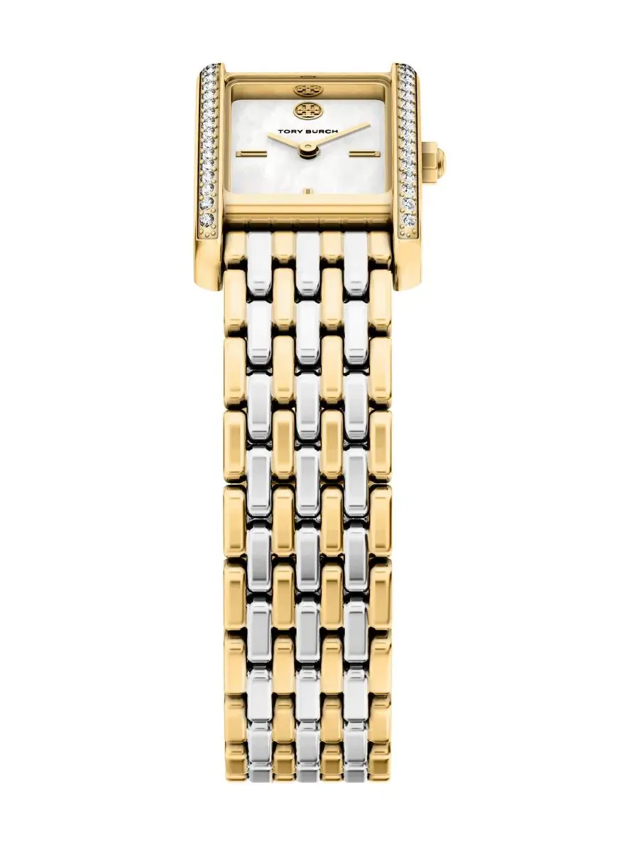 Женские часы The Eleanor Small Quartz Two-Hand Two-Tone Stainless-Steel Tory Burch — изображение 5 из 7, оттенок мульти