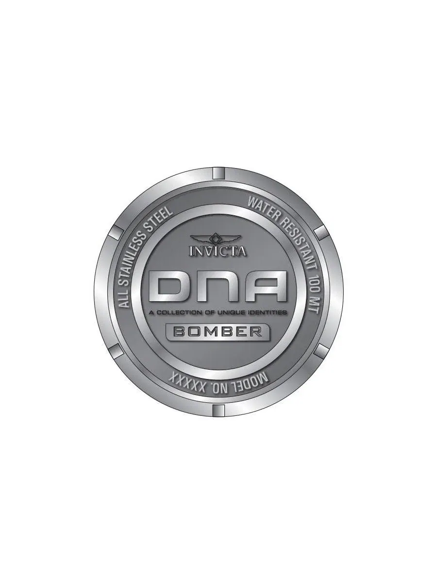 Мужские часы DNA Quartz с циферблатом 46 мм Invicta — изображение 2 из 3, оттенок серый