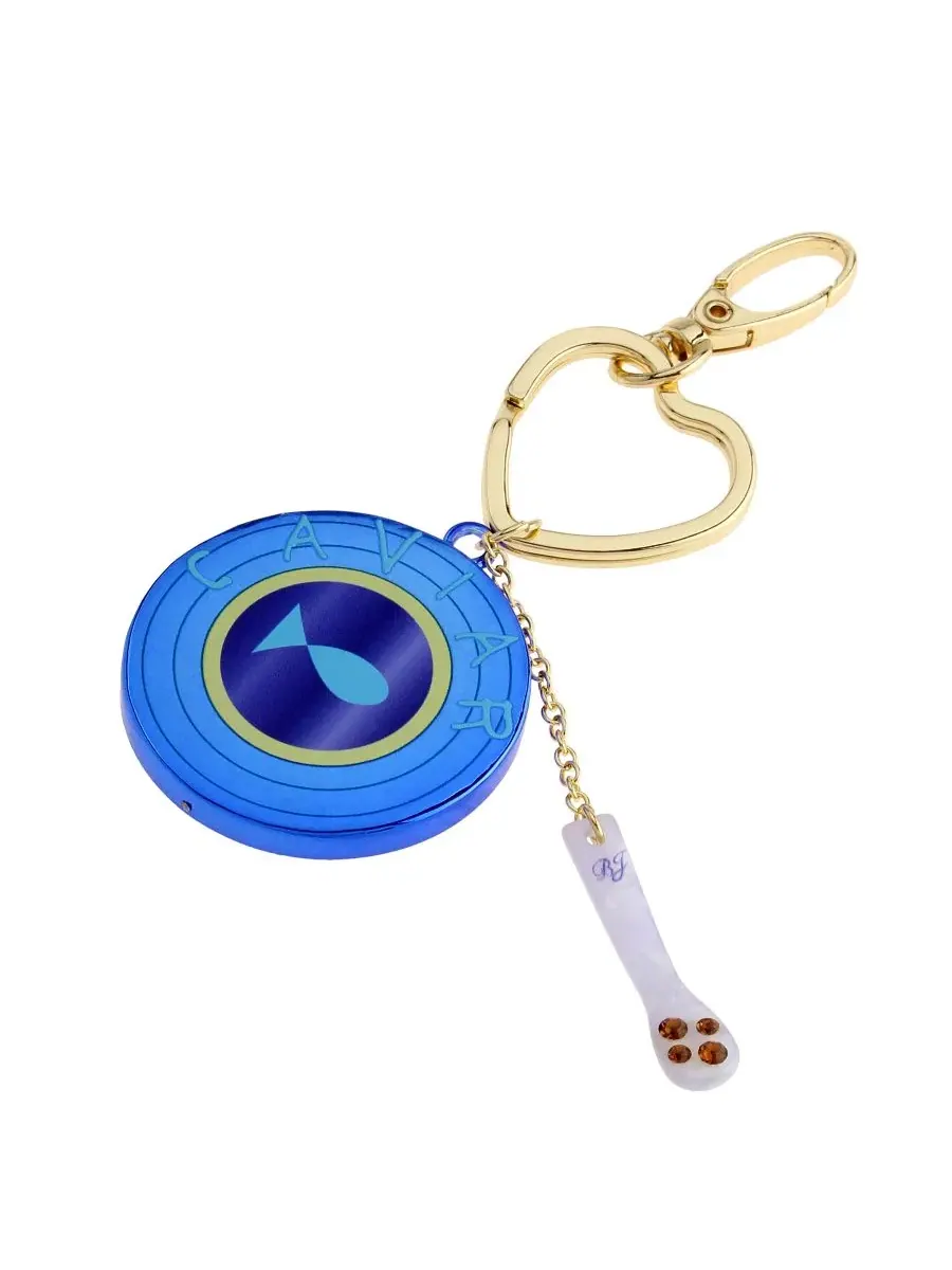Подвеска с сердцем и икрой Faux-Stone Caviar Charms Betsey Johnson — изображение 2 из 4, оттенок золотистый/синий