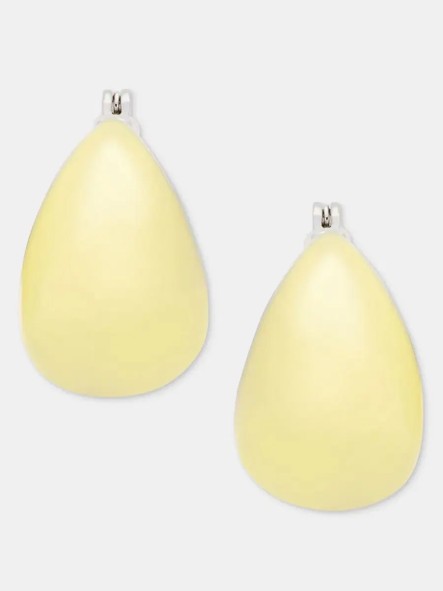 Серьги-кольца Small Color Hoop Earrings On 34th — изображение 2 из 3, оттенок желтый