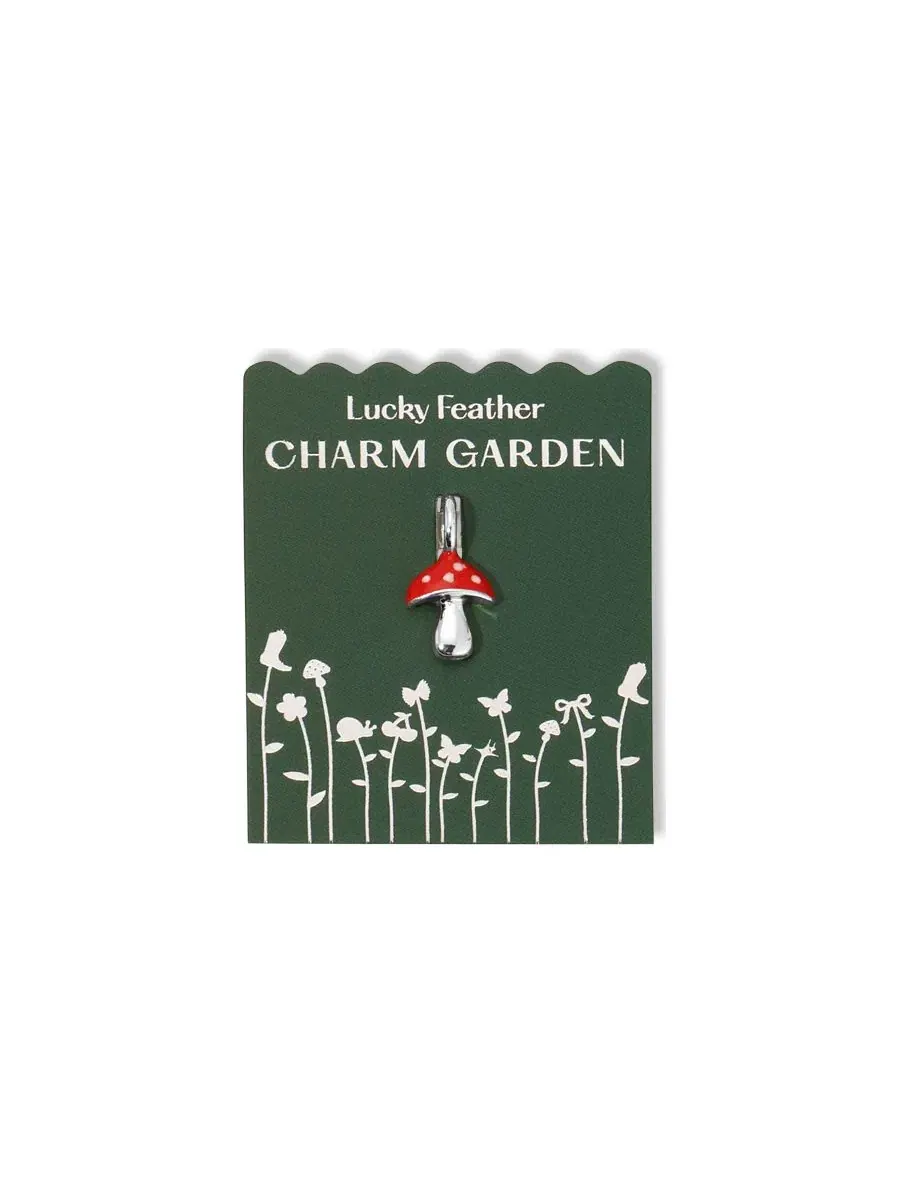 Подвеска-гриб Mushroom Charm LUCKY FEATHER — мульти