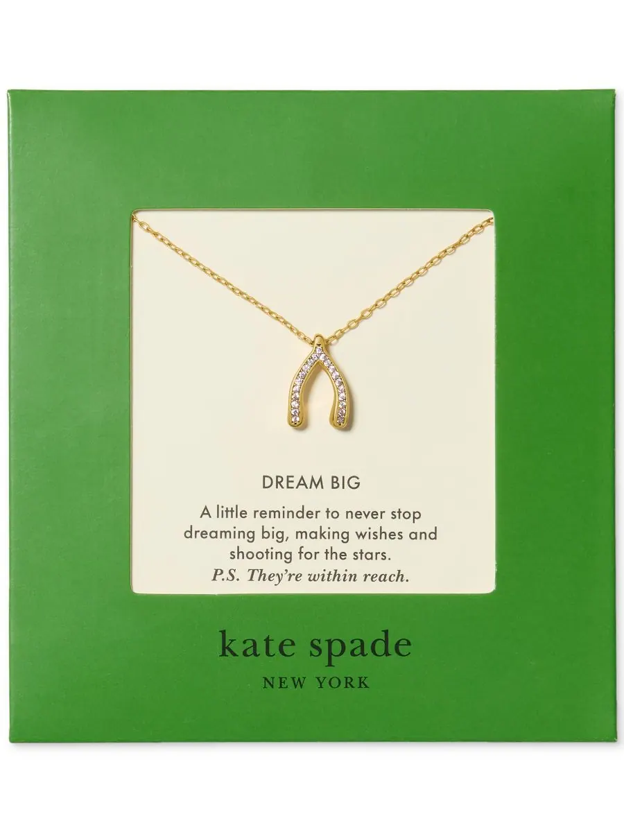 Кулон-подвеска Мечтай по-крупному с кубическим цирконием kate spade new york — изображение 3 из 5