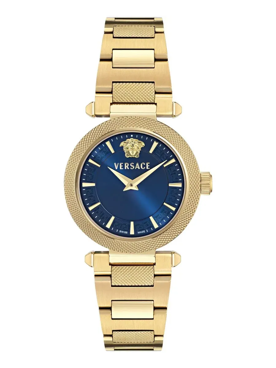 Женские часы V-Musa IP Yellow Gold с браслетом из нержавеющей стали, 35 мм Versace — изображение 1 из 3, оттенок золото