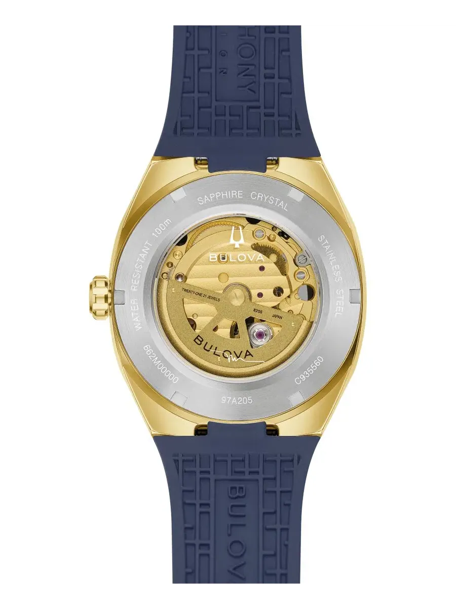 Мужские автоматические часы Marc Anthony, 40.5 мм Bulova — изображение 2 из 4, оттенок синий