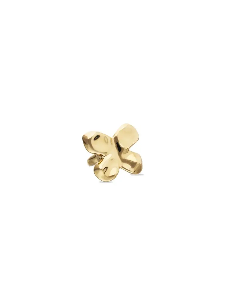 Кольцо с бабочкой 18k золотое с покрытием UNOde50 — изображение 3 из 5