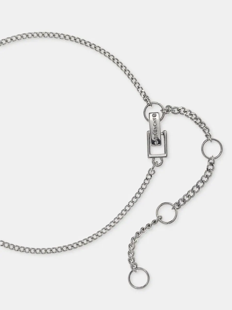 Колье с кристаллами Pavé Cluster Statement Givenchy — изображение 4 из 5, оттенок белый