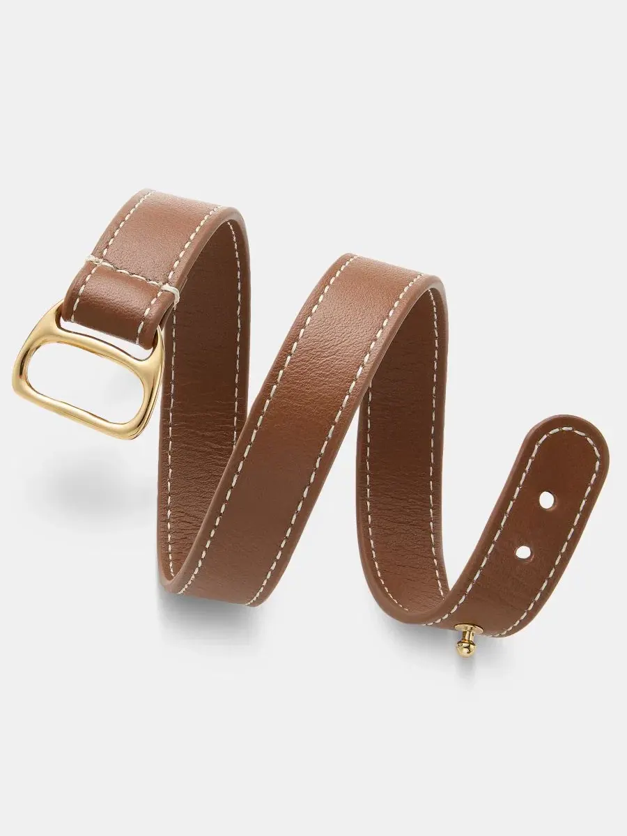 Кожаный браслет с подвеской Equestrian Wrap Lauren Ralph Lauren — изображение 2 из 4, оттенок коричневый