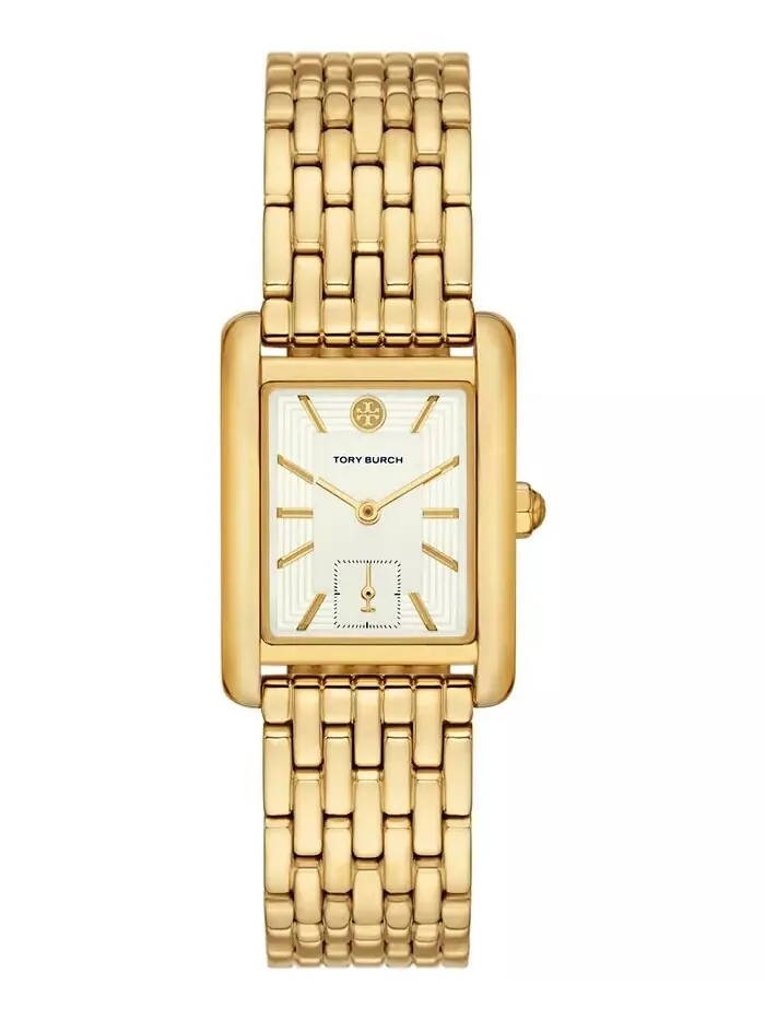 Женские часы Eleanor с золотистым браслетом из нержавеющей стали, 34 мм Tory Burch
