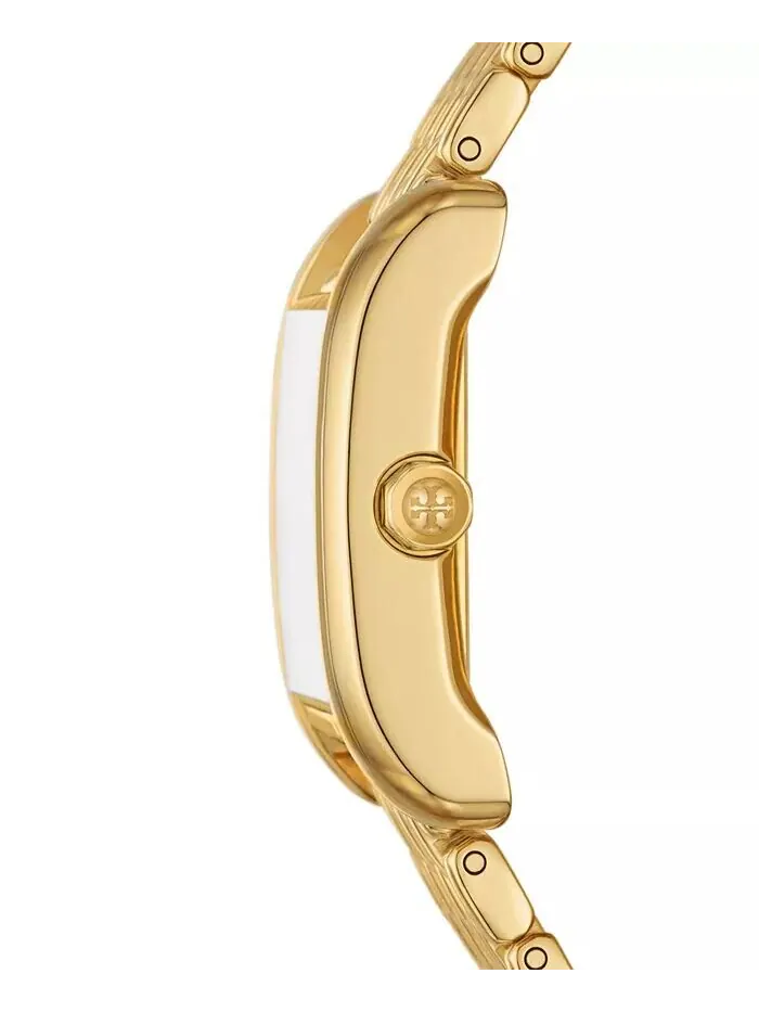 Женские часы Eleanor с золотистым браслетом из нержавеющей стали, 34 мм Tory Burch — изображение 2 из 5, оттенок золото