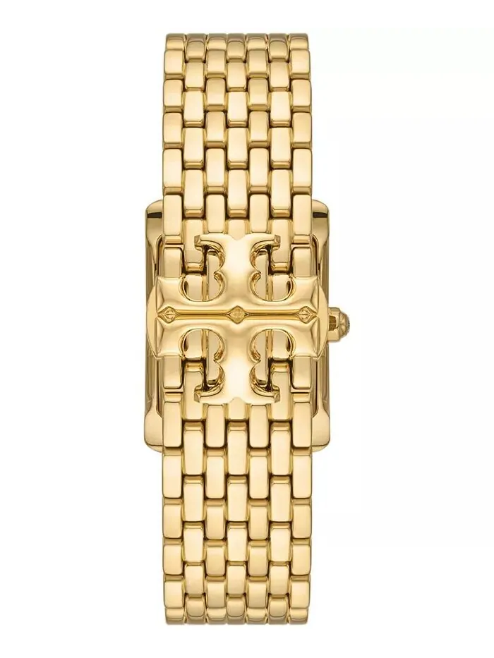 Женские часы Eleanor с золотистым браслетом из нержавеющей стали, 34 мм Tory Burch — изображение 3 из 5, оттенок золото