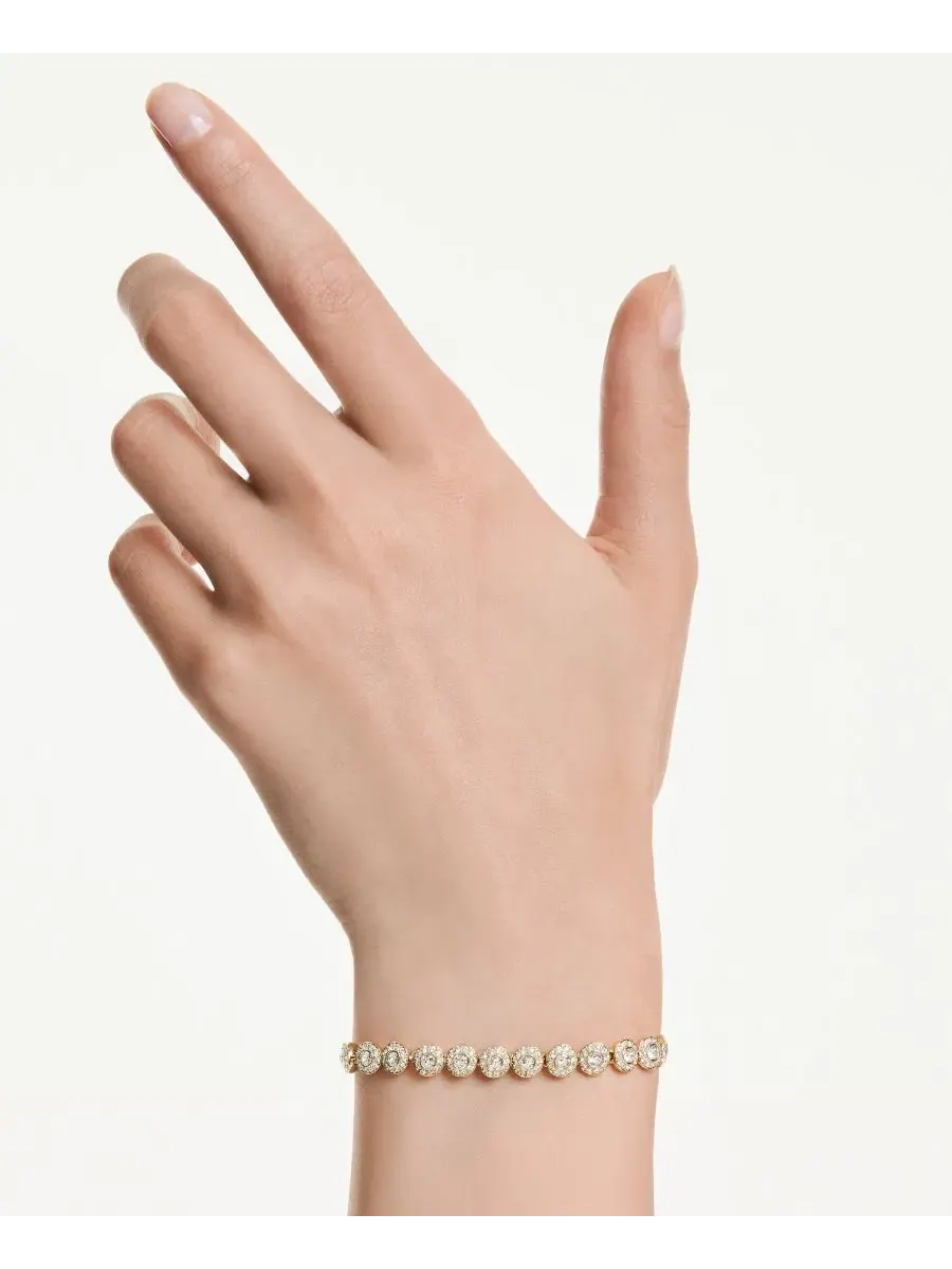 Браслет Una Angelic с позолоченными звеньями Swarovski — изображение 7 из 7, оттенок золото