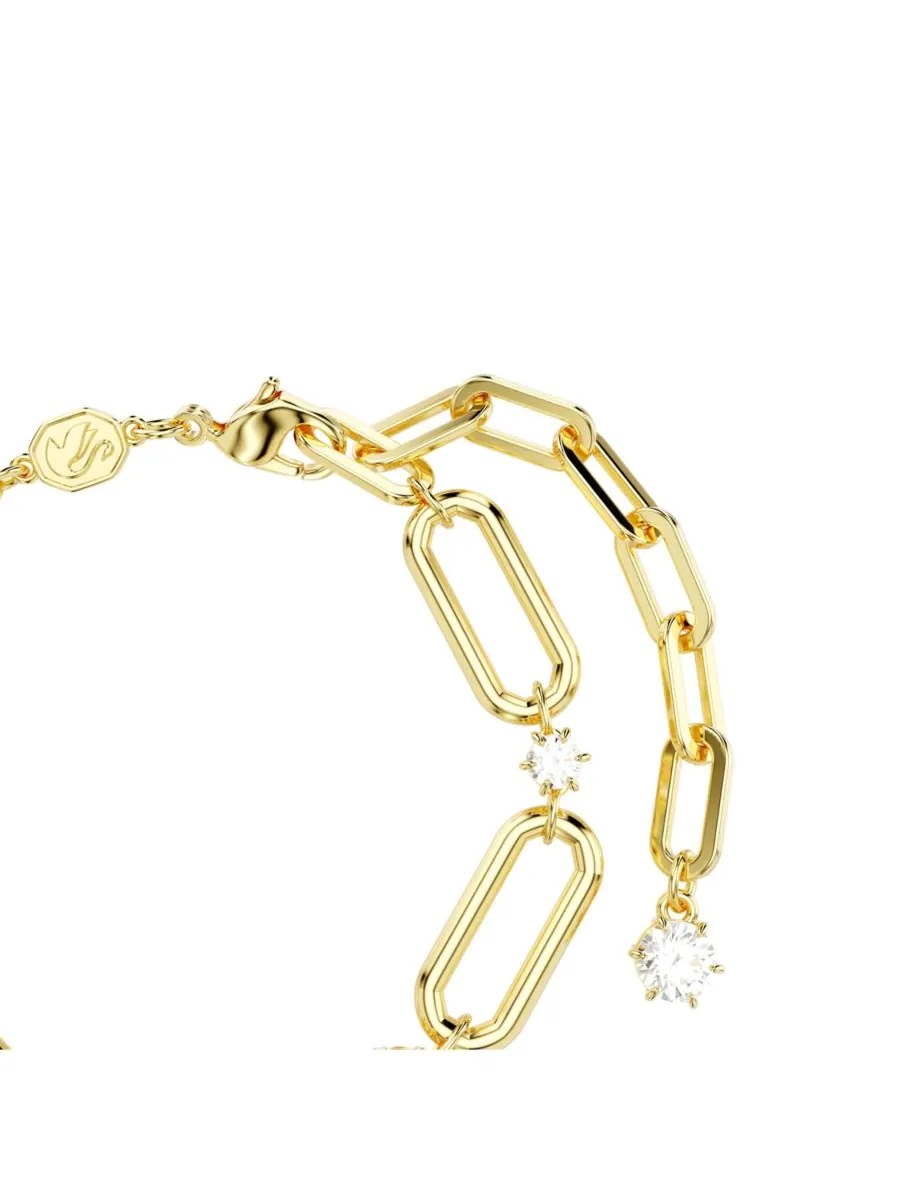 Браслет Dextera белого, золотистого или родированного цвета Swarovski — изображение 3 из 3, оттенок золото