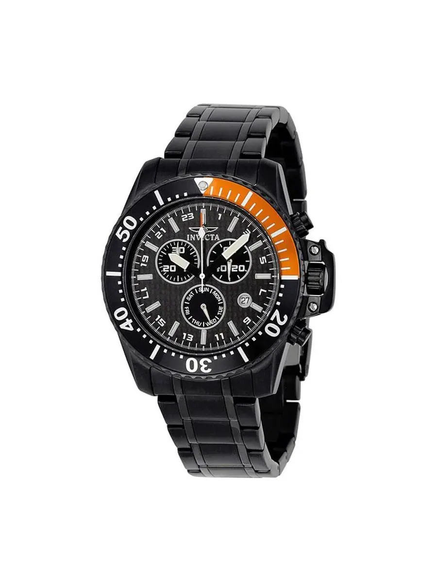 Мужские спортивные часы хронограф Pro Diver Invicta — изображение 1 из 3, оттенок черный