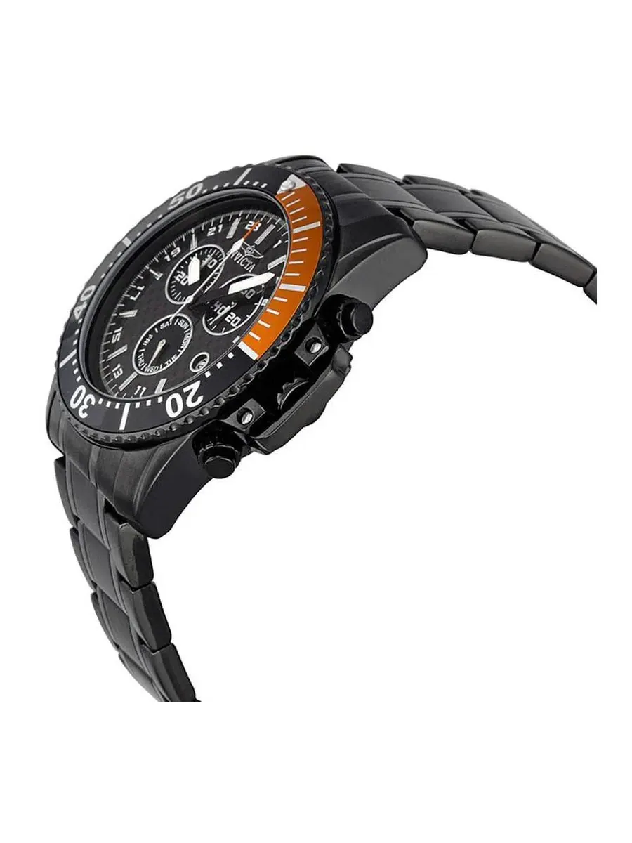 Мужские спортивные часы хронограф Pro Diver Invicta — изображение 2 из 3, оттенок черный